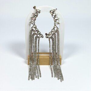 Sophisticated Rhinestone Glam Earrings
